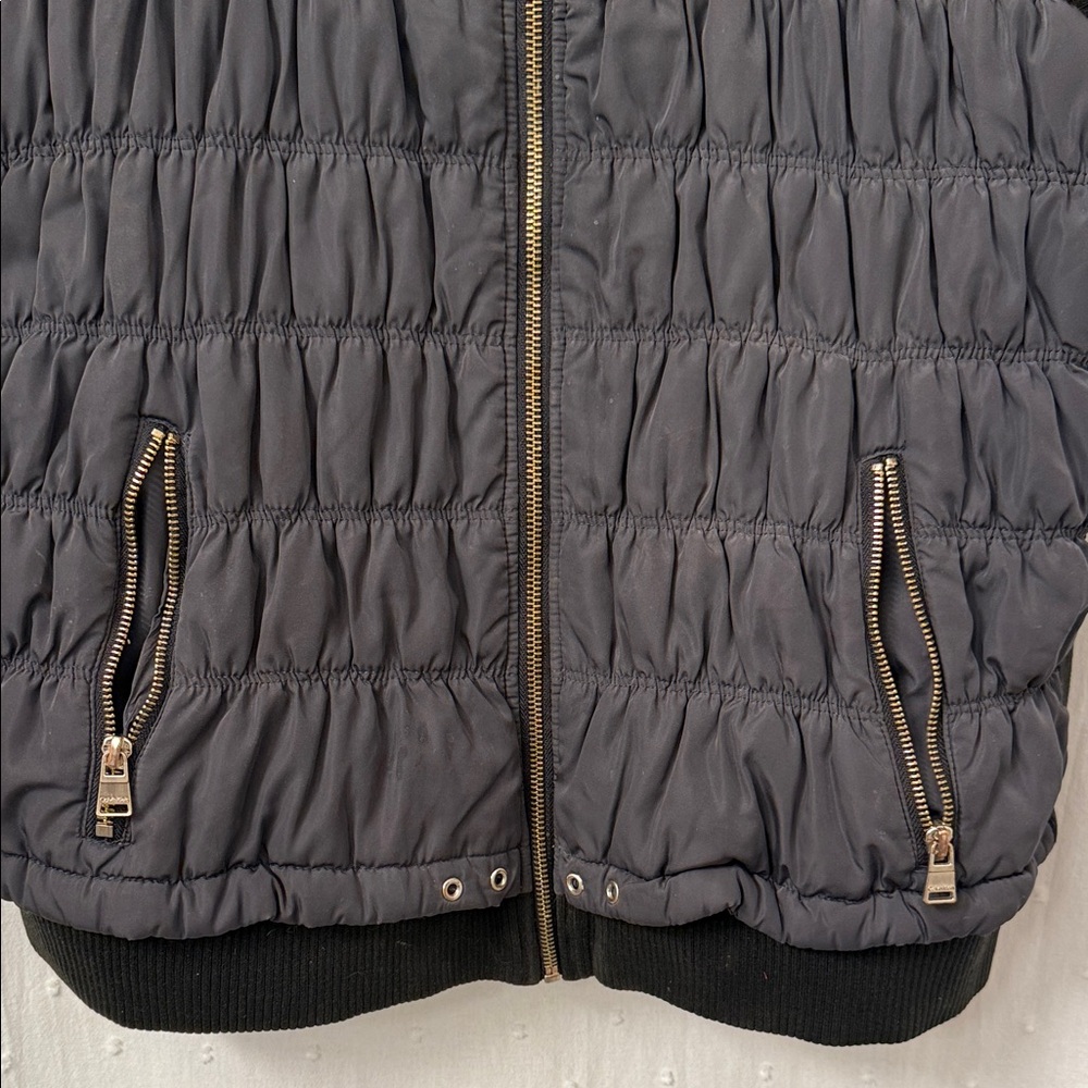 Calvin Klein Charcoal Quilted Vest - Picture 2 of 7